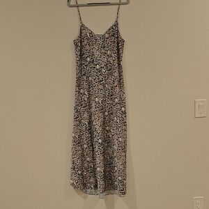 All Saints Leopard Silk Dress, Medium